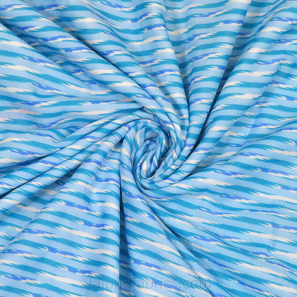 Ethnic Royal Blue Single Bed Dohar Blanket
